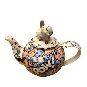 PAUL CARDEW Design Popeye and Olive small teapot 2002 VINTAGE